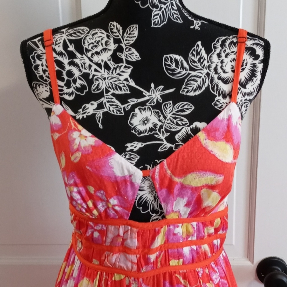 🆕 🌺HTF Free People (Anthropologie)🌺 - "Pop Combo" Floral Maxi Dress - Picture 6 of 13